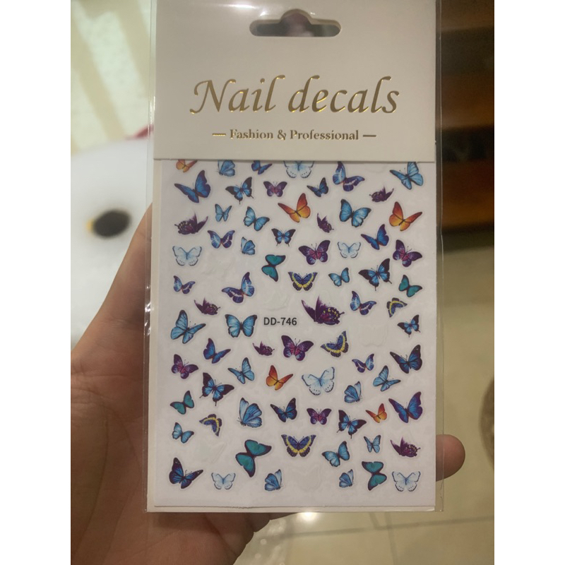 Sticker trang trí móng tay