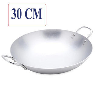 Chảo nhôm 2 quai 30cm dùng cho mọi gia đình, hàng dày dặn