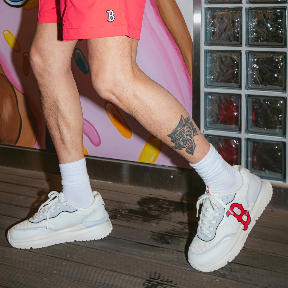 Giày thể thao MLB Chunky Runner Ny Đen_Giày Chunky Runner Red sox đế cao hot 2023