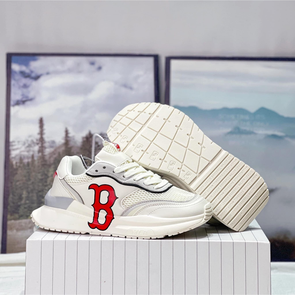 Giày thể thao MLB Chunky Runner Ny Đen_Giày Chunky Runner Red sox đế cao hot 2023