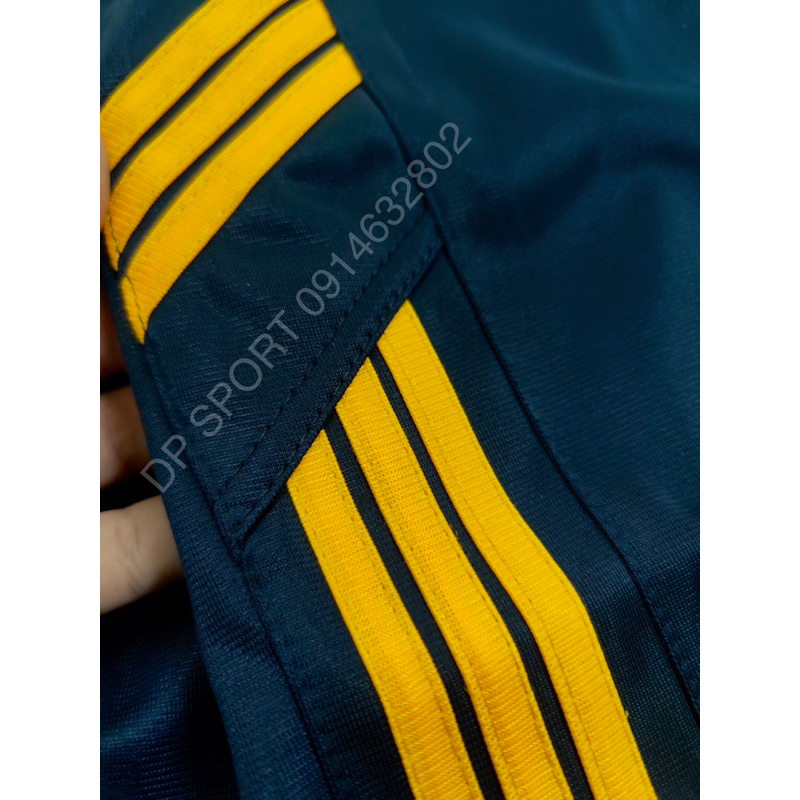 Quần thể thao 3 sọc màu phối xéo túi khoá kéo