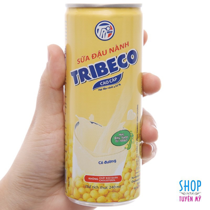 Thùng sữa đậu nành Tribeco 30 lon* 240ml- có ship hỏa tốc HCM