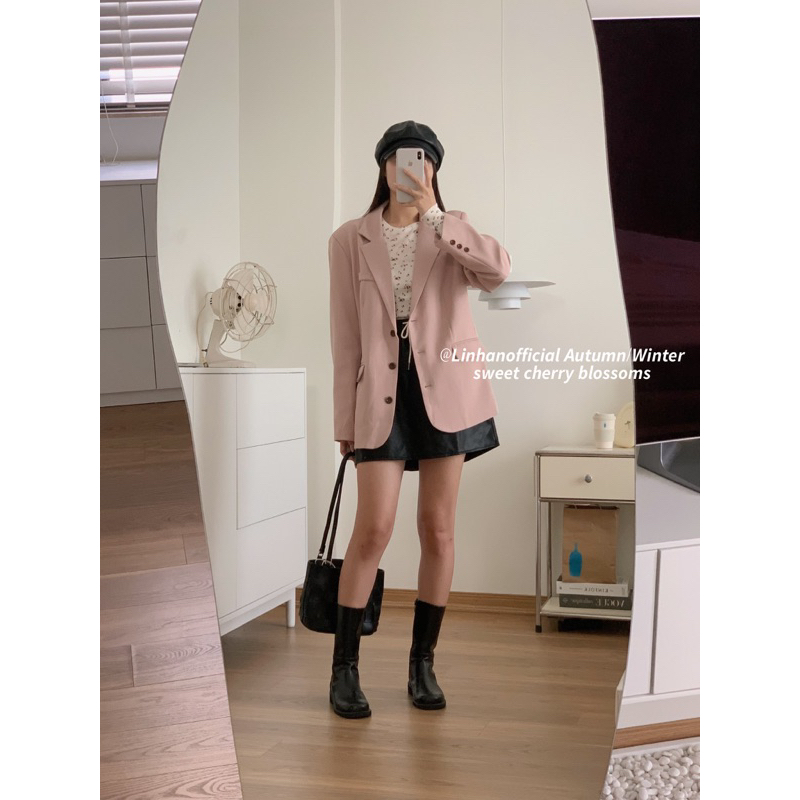 Áo Khoác Vest trơn túi Lovely // full pack 3692 🇰🇷