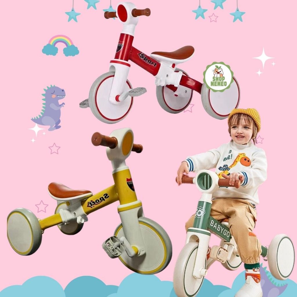 Xe đạp 3 bánh cho bé cao cấp SPORT cho bé