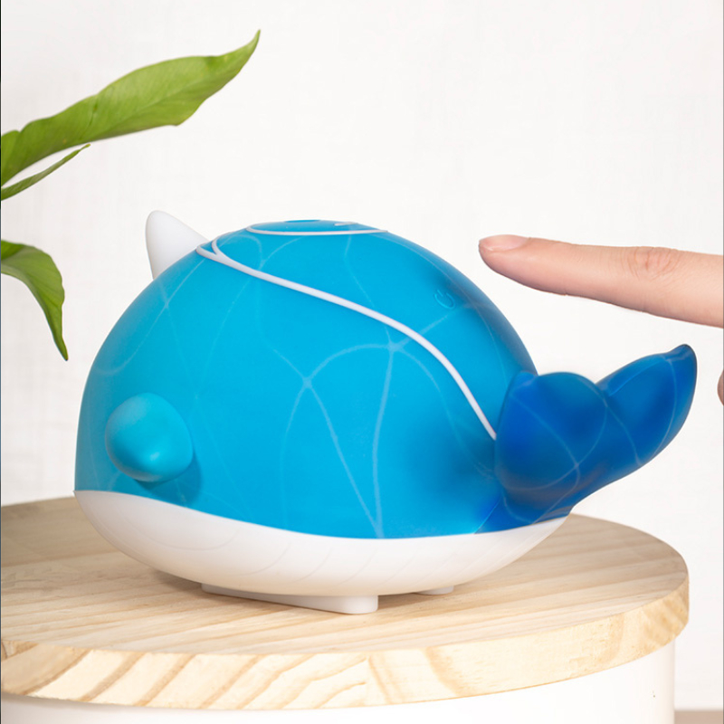 Cá Voi Máy Phun Sương Tạo Ẩm Có Đèn Ngủ Genshin Impact