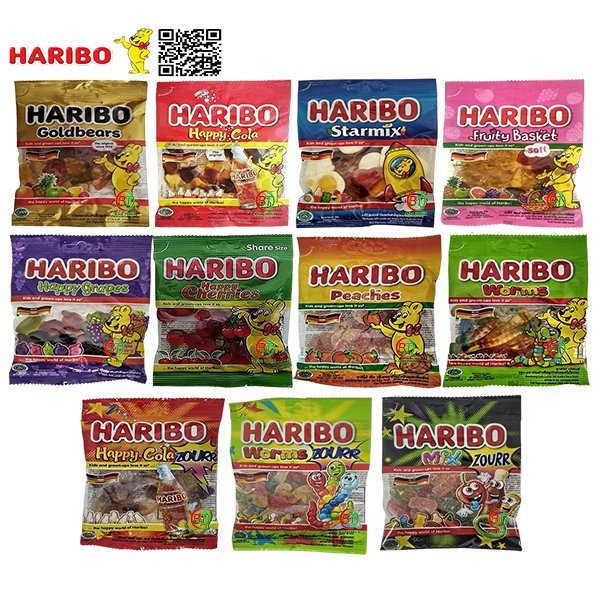  Kẹo dẻo Haribo của Đức gói 80g