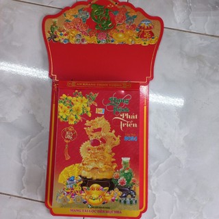 Lịch xuân giáp thìn 2024 - bộ lịch bloc lịch treo tường trọn bộ treo khổ bloc 20x30cm