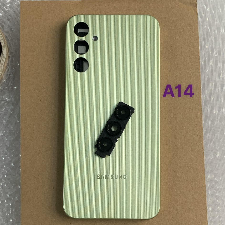 Bộ vỏ zin samsung A14 kèm nút bấm và kính camera