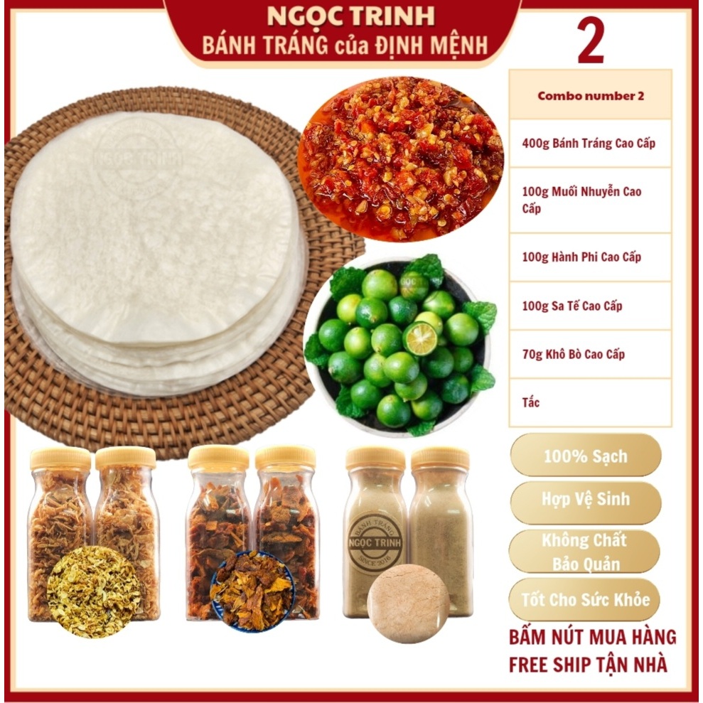 Bánh tráng phơi sương cao cấp - chất lượng siêu ngon - thương hiệu đẳng cấp hàng đầu bánh tráng Ngọc Trinh