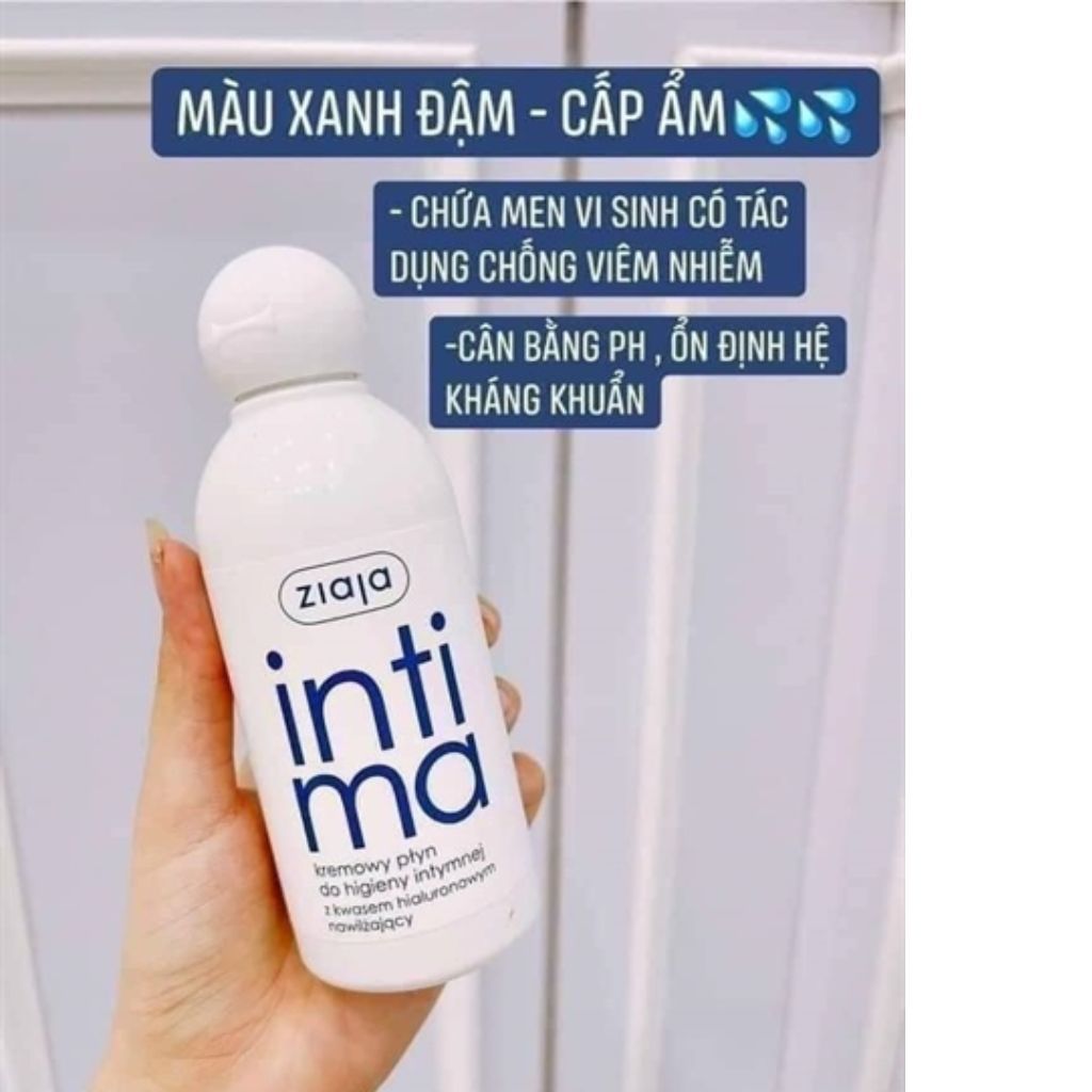 Dung Dịch Vệ Sinh Phụ Nữ Folio INTIMA  Ziaja 200ml -500ml Chăm Sóc và Bảo Vệ Cô Bé Sạch Thơm Suốt Ngày Dài