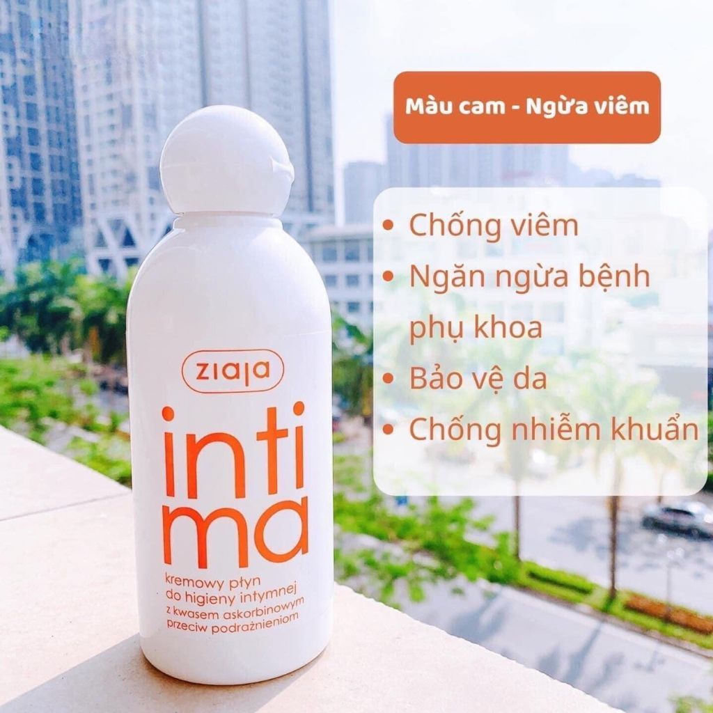 Dung Dịch Vệ Sinh Phụ Nữ Folio INTIMA  Ziaja 200ml -500ml Chăm Sóc và Bảo Vệ Cô Bé Sạch Thơm Suốt Ngày Dài