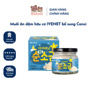 Muối ăn dặm ivenet hàn quốc bổ sung canxi cho bé