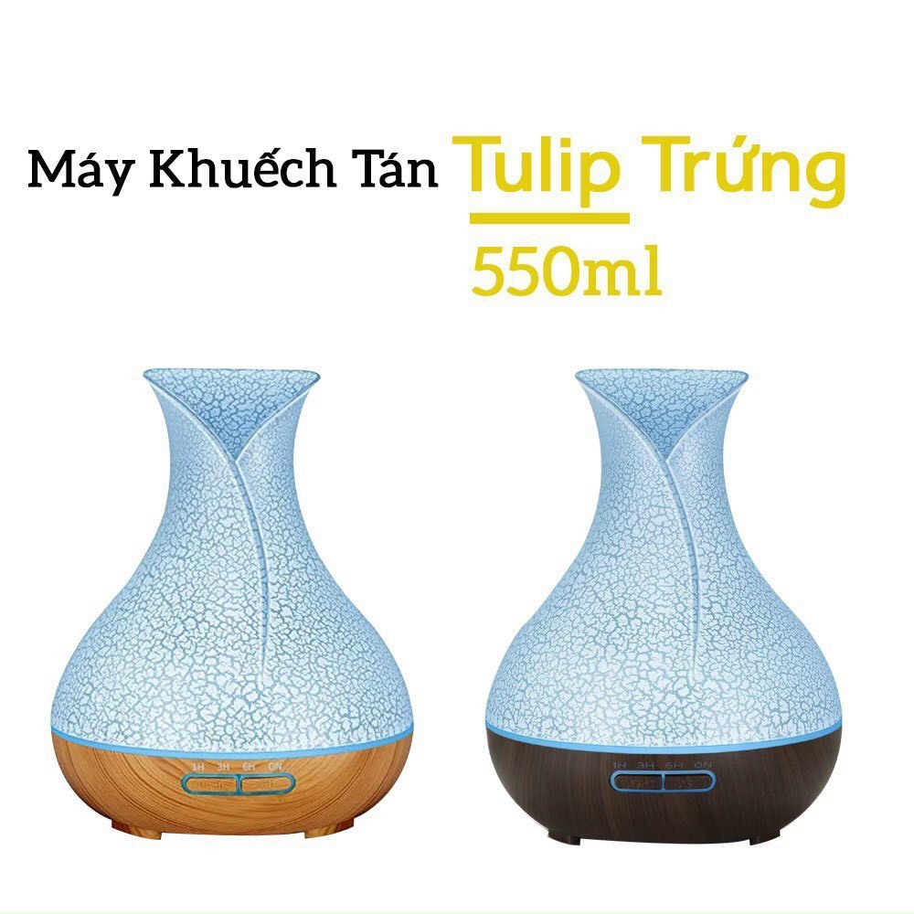 Máy xông tinh dầu, máy phun sương tạo ẩm KawaiMono dung tích 550ml tỏa hương thơm và giúp đuổi muỗi và côn trùng