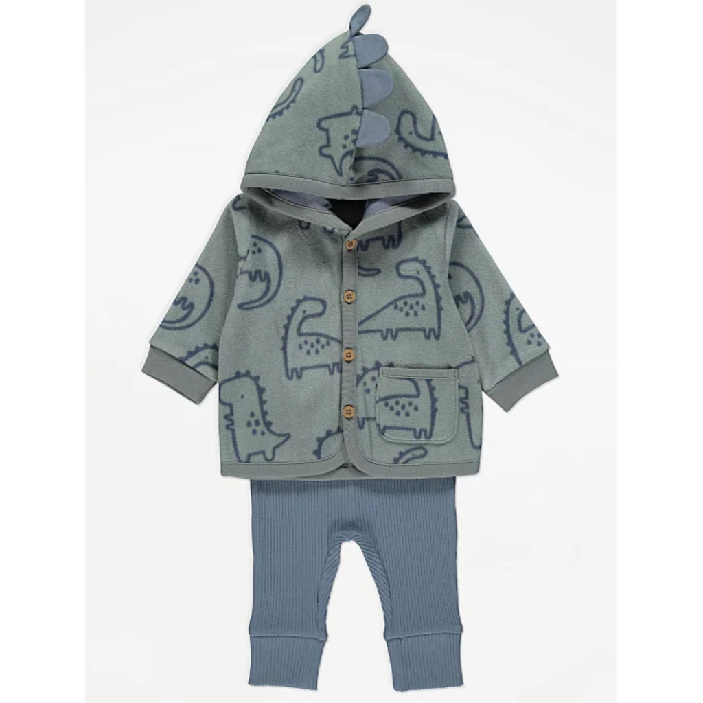 Set gồm áo nỉ có mũ + leggings thun tăm, hàng Geor.ge UK săn SALE