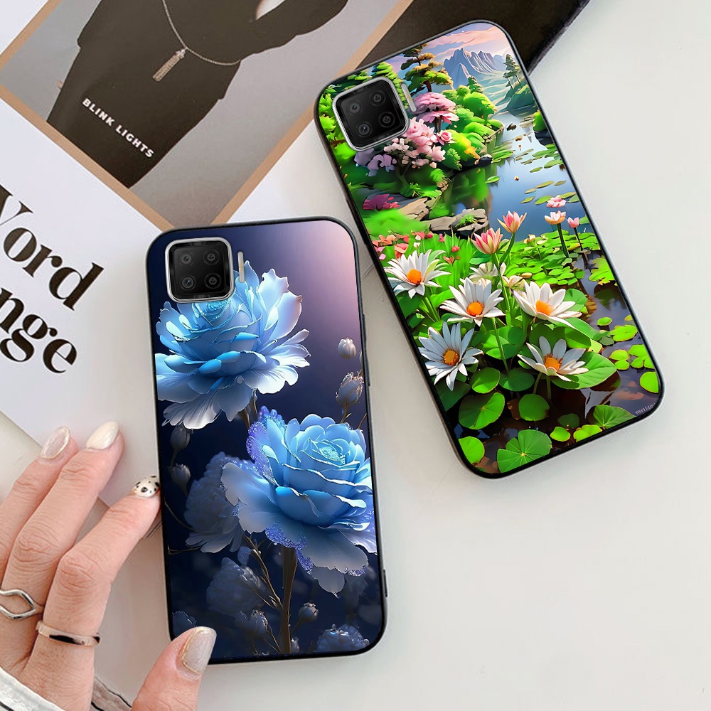 Ốp lưng oppo a73 / oppo a93 in hình hoa cho ốp xinh đẹp