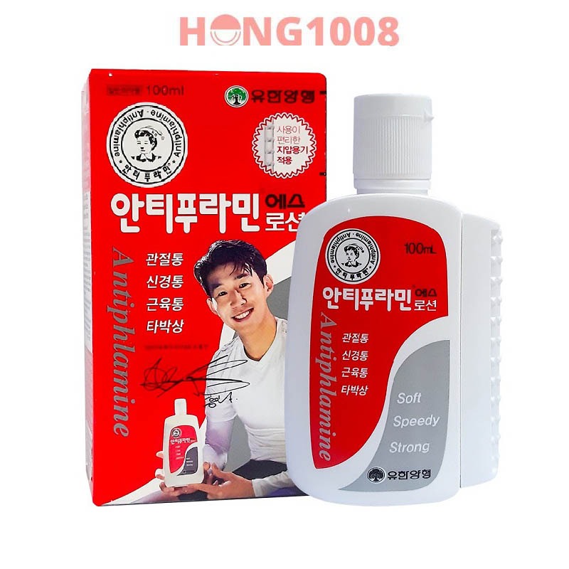 Dầu nóng xoa bóp giảm đau Hàn Quốc Antiphlamine 100ml shop Hong1008