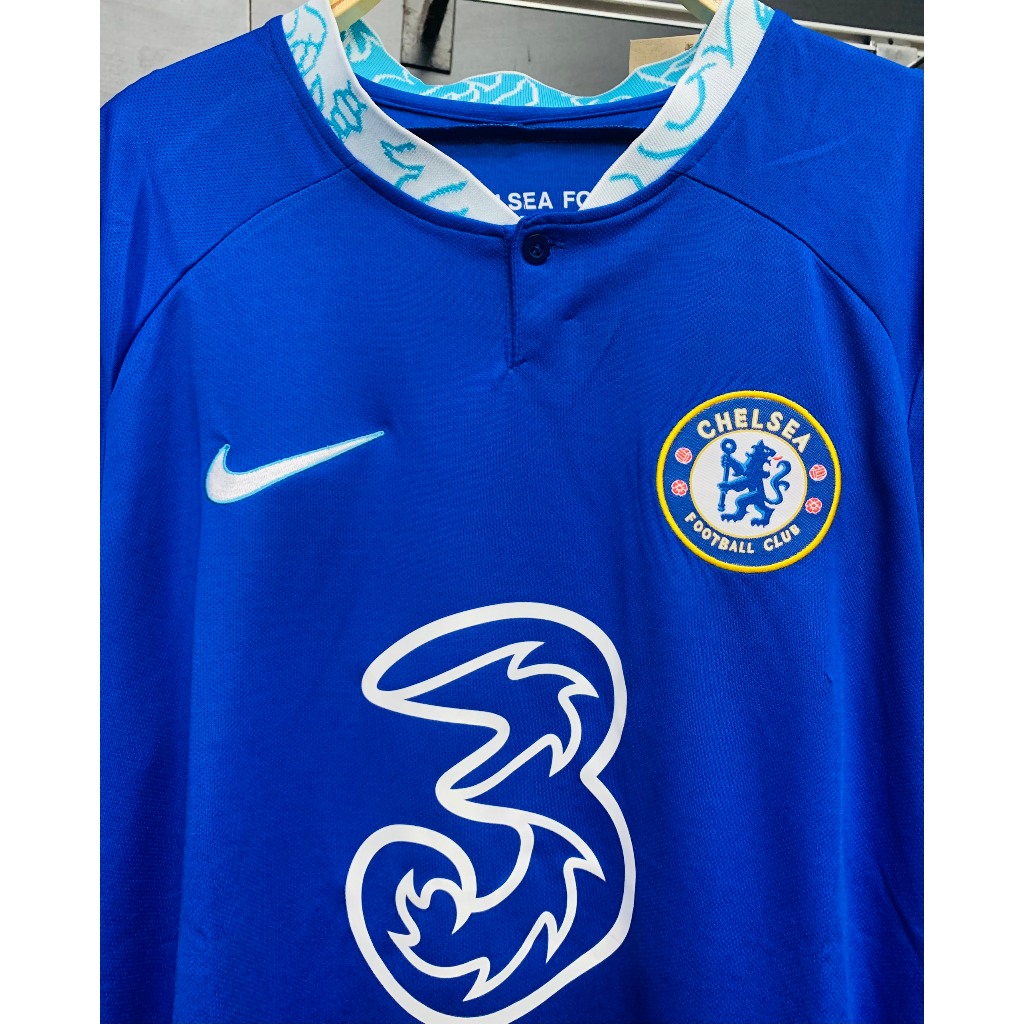 Set bộ quần áo bóng đá thể thao nam nữ clb Chelsea sân nhà 2022 vải thái mịn màu xanh