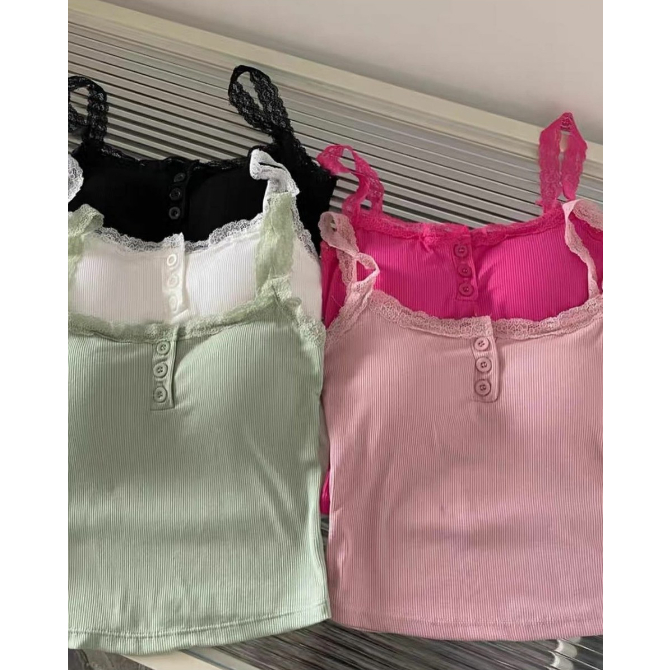 Áo 2 dây ren (có mút ngực