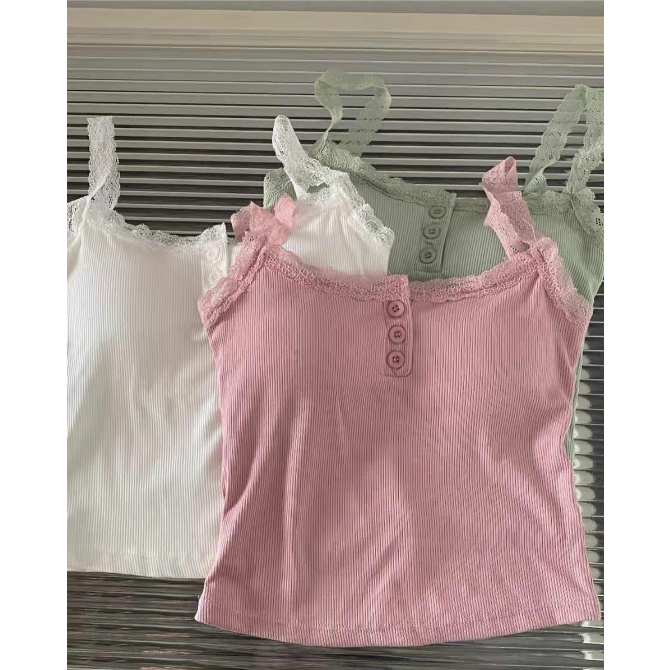 Áo 2 dây ren (có mút ngực