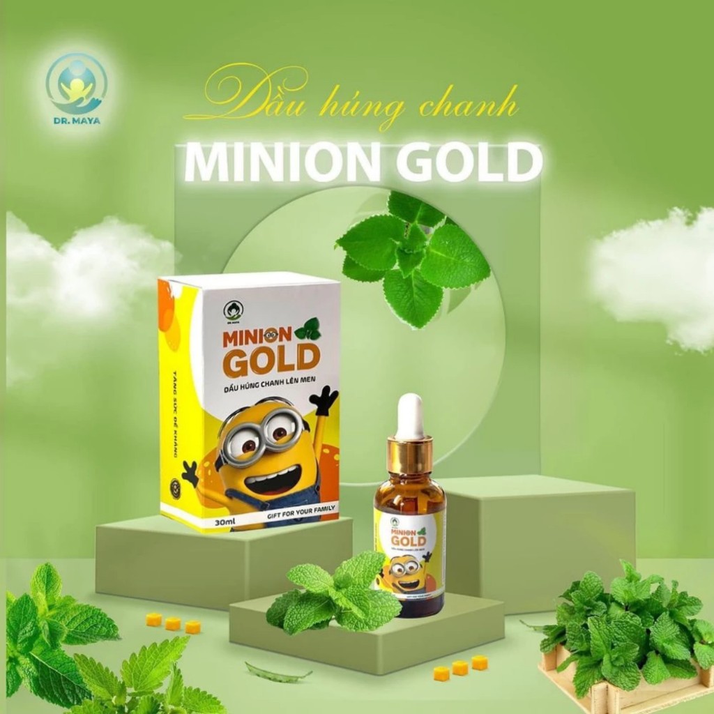 Tinh Dầu Húng Chanh Minion Gold 30ml