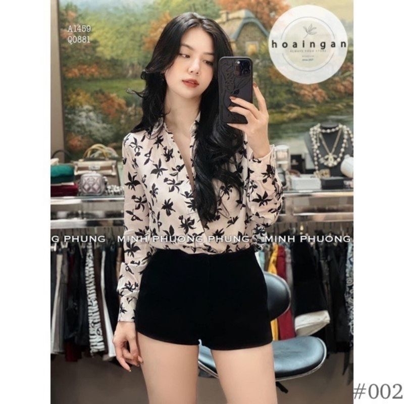 Quần sooc nhung trơn