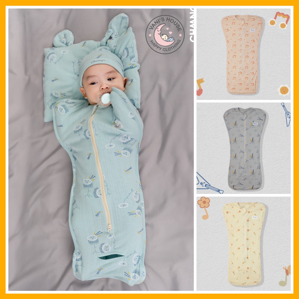 Quấn chũn cho bé sơ sinh bé trai bé gái Chaang Music BOAW2023D11