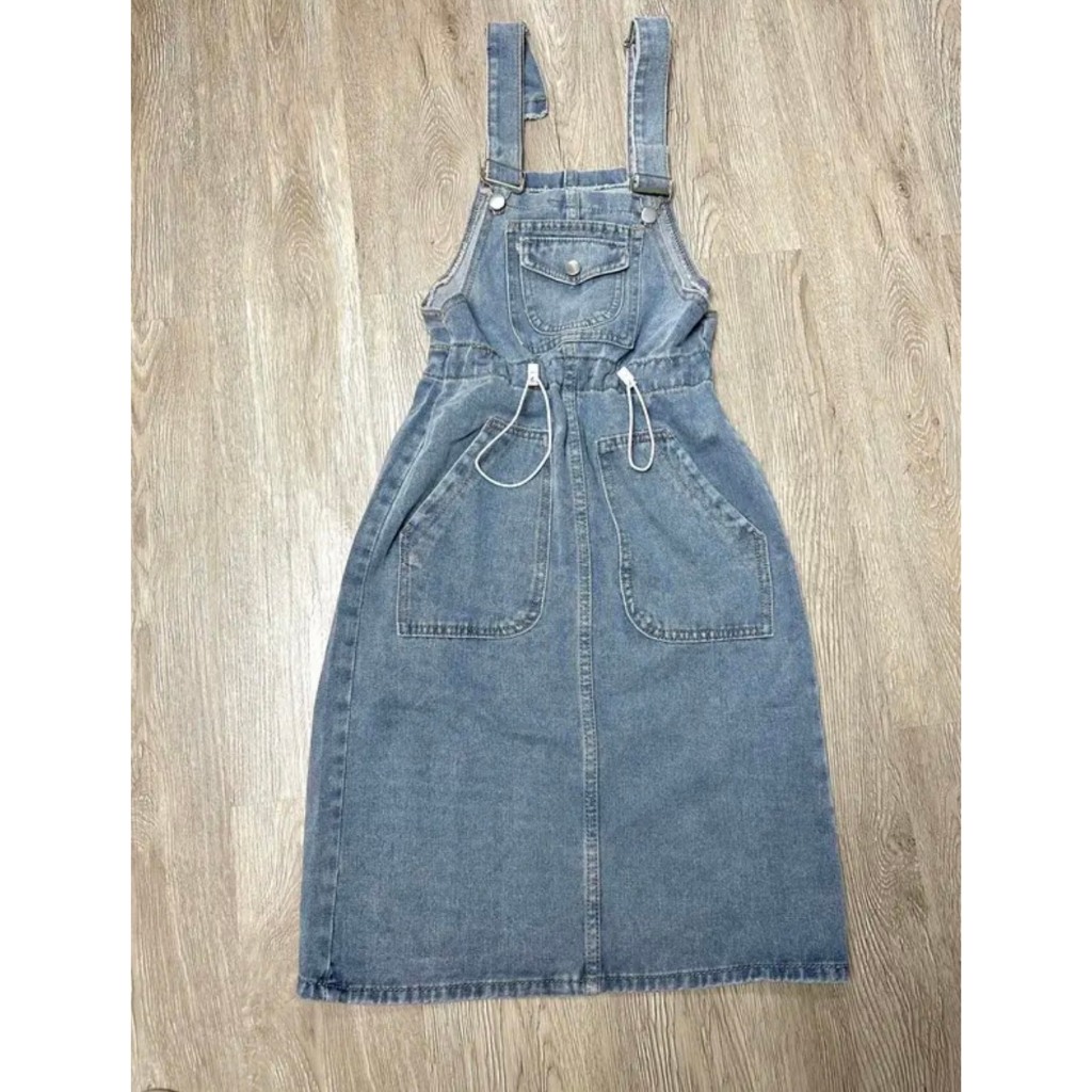 Yếm váy dài dây rút eo