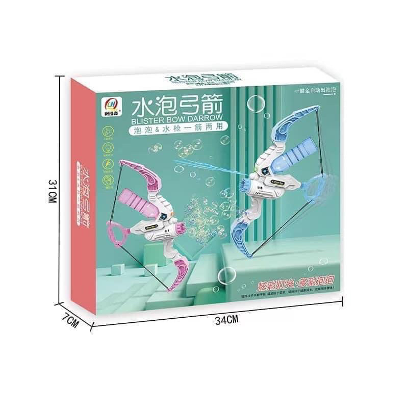 Đồ chơi Cung bắn nước và bong bóng xà phòng kiểu dáng Cung Thiên thần cho bạn trẻ - CÓ KÈM PIN❤️