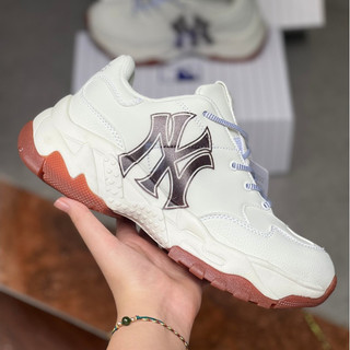 Giày MLB NY đế nâu chuẩn bản Trung full box