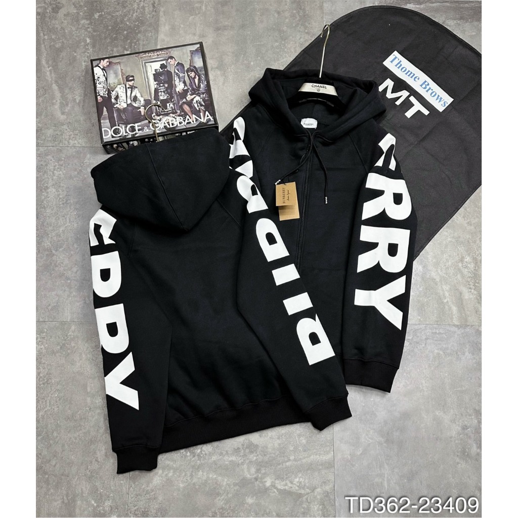 Áo Khoác Nam Có Mũ In Chữ BBR Siêu Đẹp - Áo Khoác Nam BBR In Chữ Viền Tay Hàng Cao Cấp