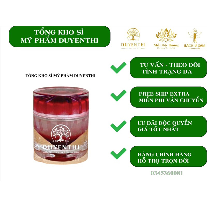 🍀 Kem N23 Duyên Thị Dưỡng Ẩm Trắng Da Mờ Nếp Nhăng 25gr DUYEN THI_GROP