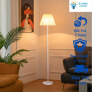 Đèn cây đứng trang trí nội thất phòng khách cao 1.5m, phòng ngủ phong cách Châu Âu bao gồm bóng đèn