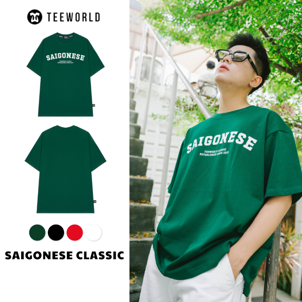 Áo thun Local Brand Teeworld Saigonese Classic T-shirt Tay Lỡ Nam Nữ Form Rộng Unisex