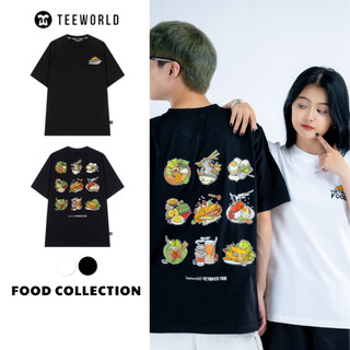 Áo Thun Local Brand Teeworld TW x Vietnamese Food Collection Nam Nữ Trắng Đen Form Rộng Unisex