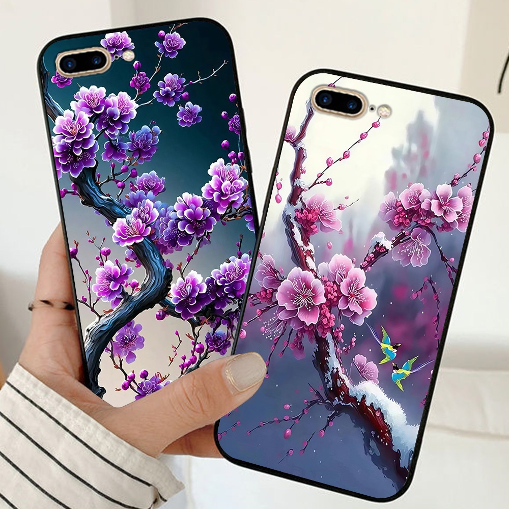 Ốp lưng Iphone 7 / ip 8 / ip 7 Plus / ip 8 Plus in hình hoa cho ốp xinh đẹp