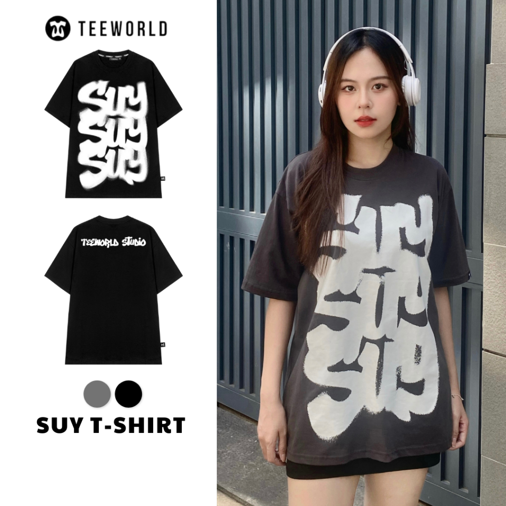 Áo Thun Local Brand Teeworld Suy T-shirt Nam Nữ Form Rộng Unisex