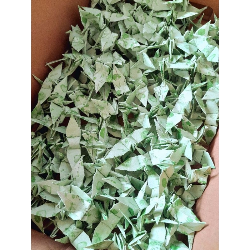 🔥🔥gói 100 con hạc giấy gấp sẵn nhiều hình nhiều màu