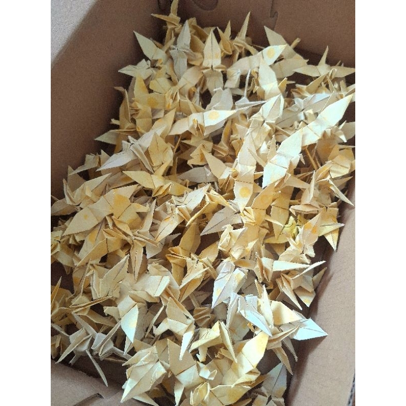 🔥🔥gói 100 con hạc giấy gấp sẵn nhiều hình nhiều màu