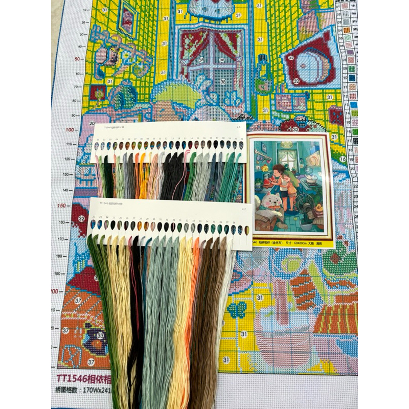 Tranh thêu 60*80cm 9CT