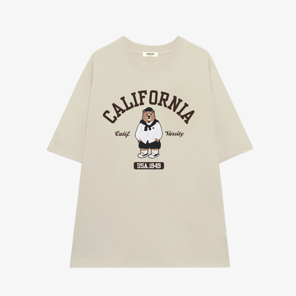 Áo Thun Gấu Whoau Cao Cấp Unim Store Cotton 100% Định Lượng Vải 250 GSM Phong Cách Unisex