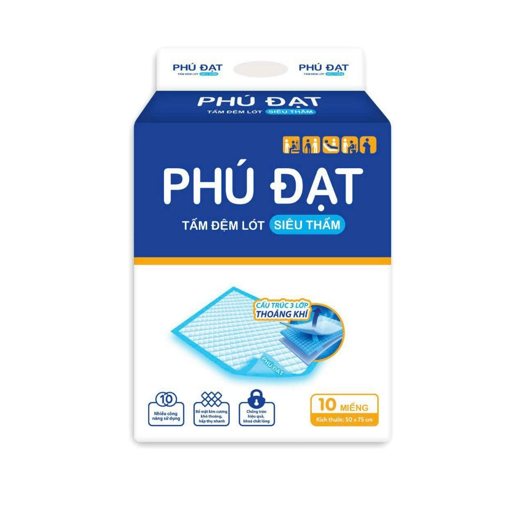 Tấm đệm lót Merzy, lót người già, tấm lót người lớn Merzy siêu thấm. khô thoáng, 3 lớp thoáng khí chống hăm