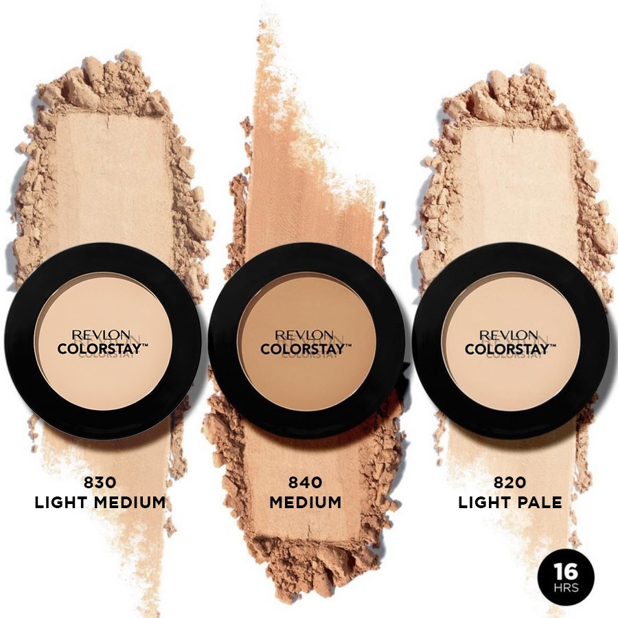 [Độc Quyền Tết] Combo Phấn Phủ Lâu Phai Dạng Nén Press Powder Và Kem Nền Chăm Sóc Da Illuminance Revlon - Set 4.12