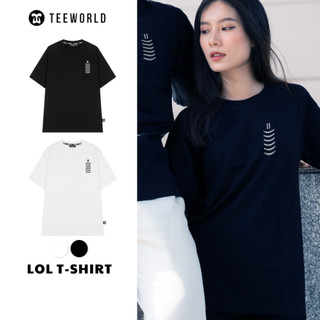 Áo thun local brand teeworld lol t-shirt trắng đen form rộng unisex nam nữ