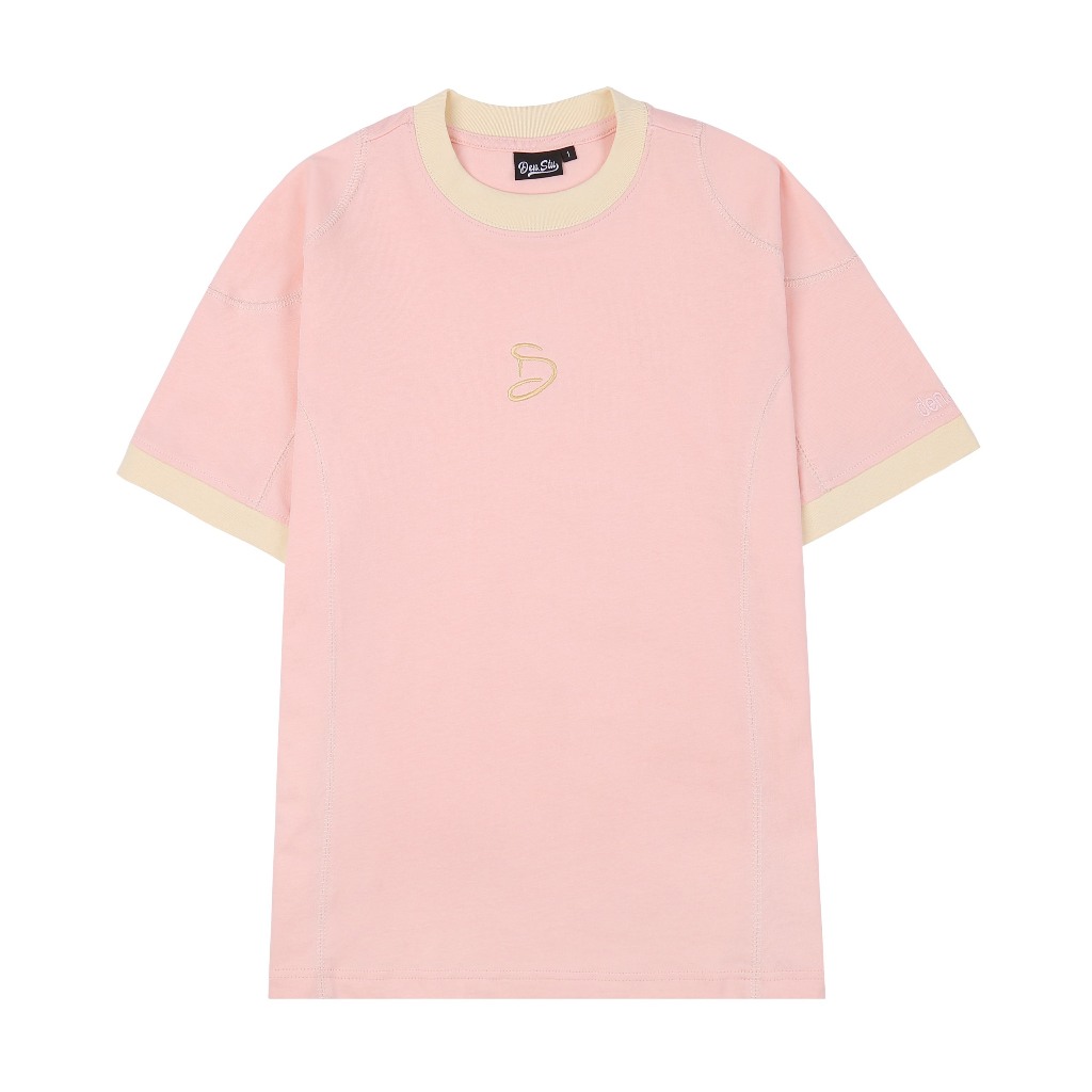 Áo Thun Form Boxy Đường May Nổi Đen Studio