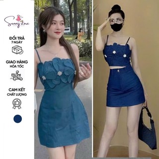 Đầm Jeans Denim 2 Dây (SN091)