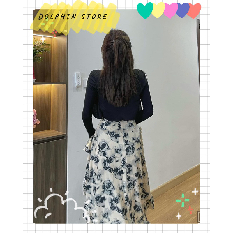 BIGSIZE Set đầm hoa 2s kèm áo khoác bigsize - set đầm hoa nhí bigsize - đầm đuôi cá bigsize - đầm tua rua bigsize