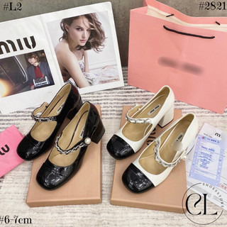 Giầy cao gót MiuMiu cao cấp 7cm 3 màu