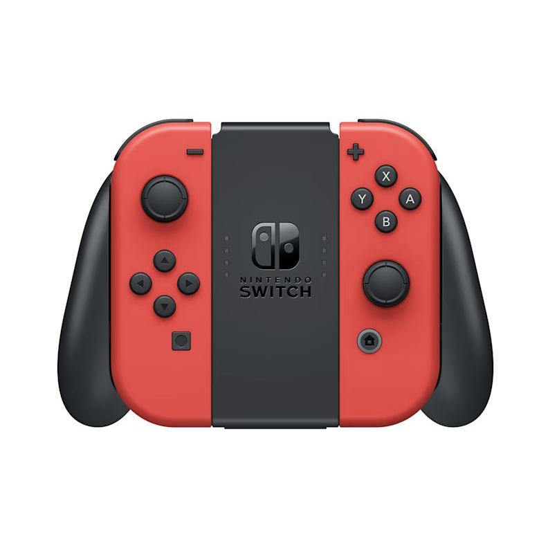Máy Nintendo Switch Oled Mario Limited H@ck Chip HFWFLY V6 full game -Combo tặng 2 phụ kiện dán cường lực + núm analog –