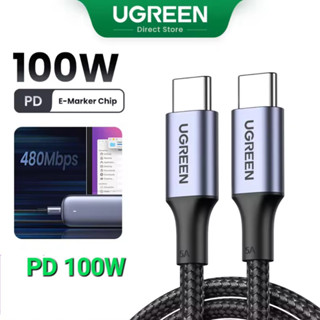 Cáp Sạc UGREEN Type-C to Type-C PD 100W Sạc Nhanh