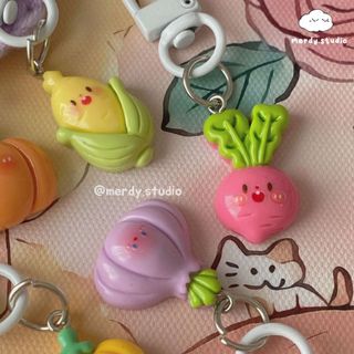Móc khoá rau củ mini siêu đáng yêu